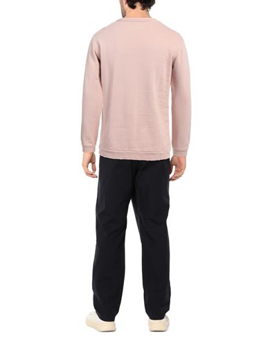 Man Sweatshirt Light pink Size L Cotton