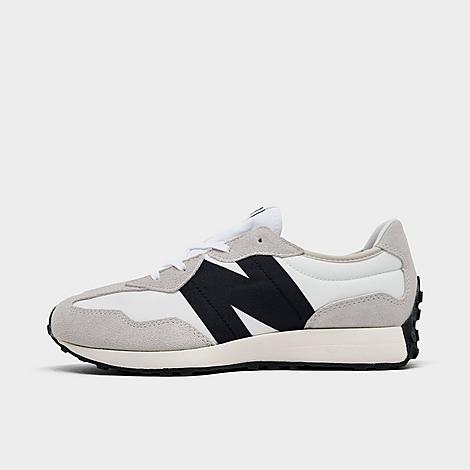 Big Kids 327 Casual Shoes in Silver Birch/Black