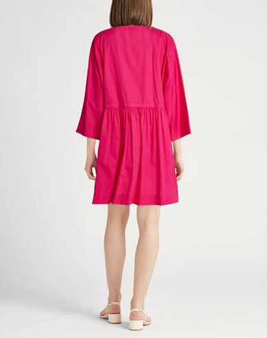 Woman Mini dress Fuchsia Size 2 Cotton
