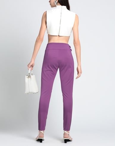 Woman Pants Mauve Size 8 Viscose, Nylon, Elastane