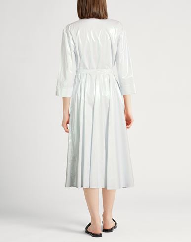 Woman Midi dress Off white Size 4 Cotton