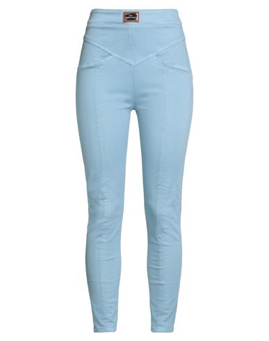 Woman Jeans Sky blue Size 26 Cotton, Elastomultiester, Elastane, Metal