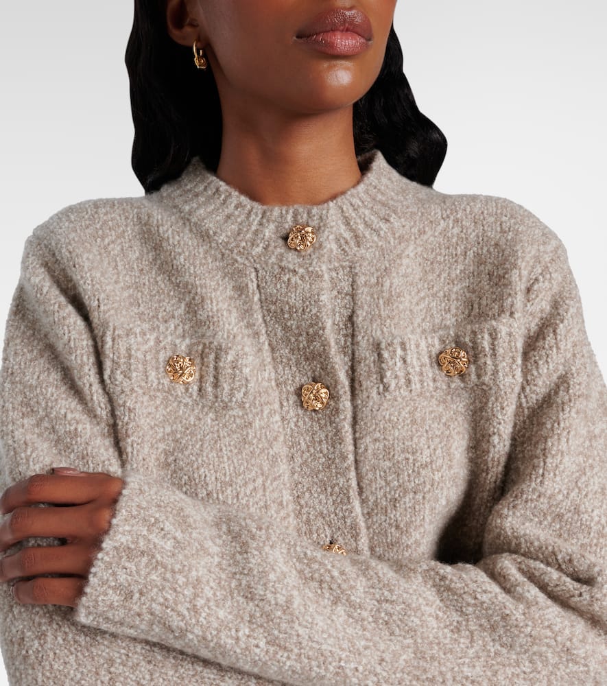 Cashmere-blend cardigan