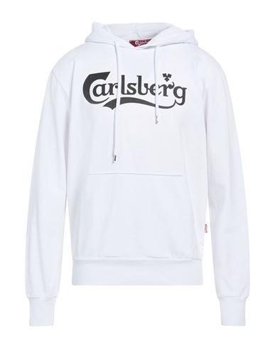 Man Sweatshirt White Size XL Cotton
