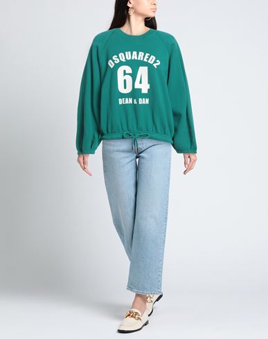 Woman Sweatshirt Emerald green