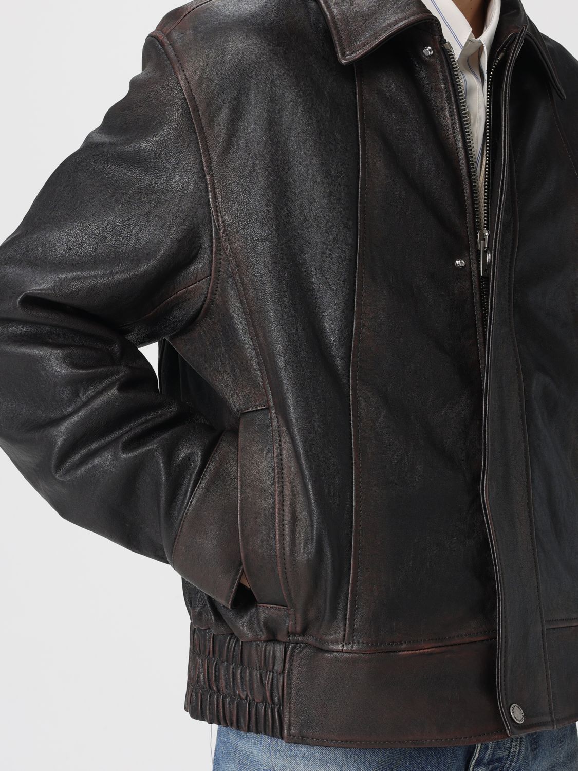 Jacket Men color Burnt