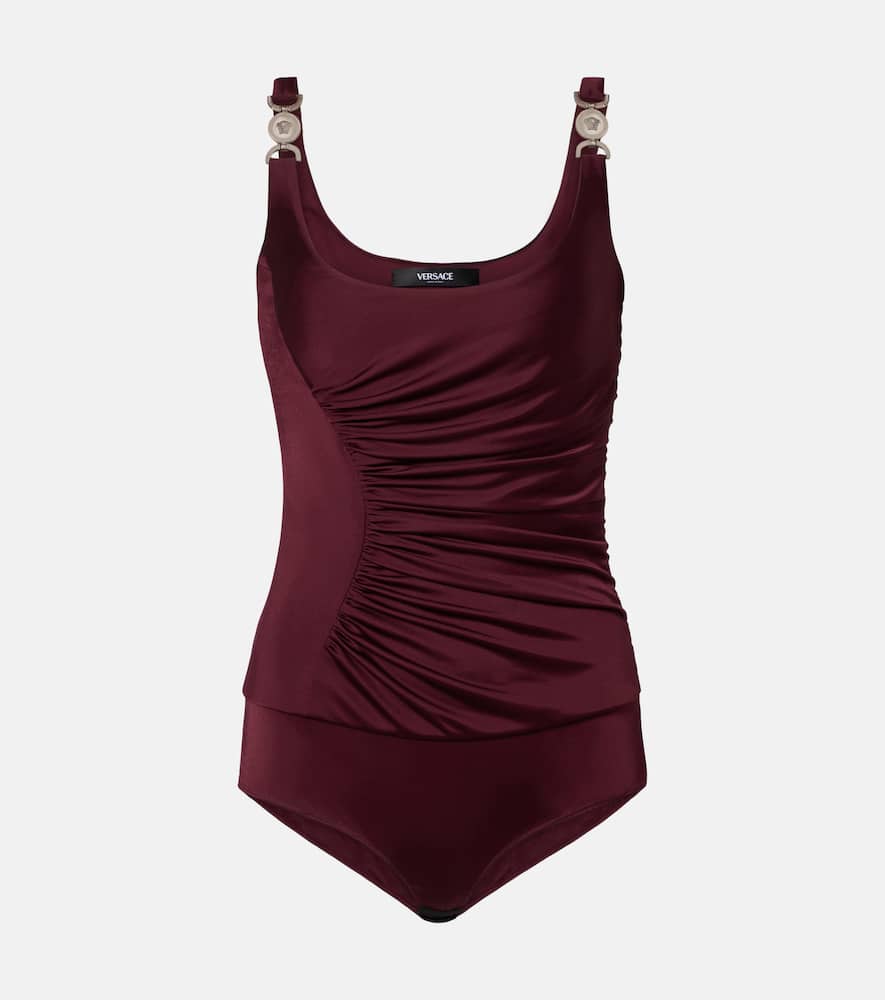 Medusa ruched jersey bodysuit