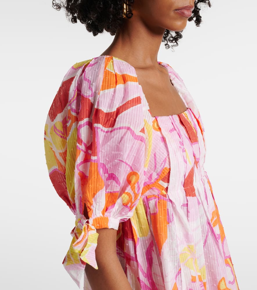 Catalina printed cotton minidress