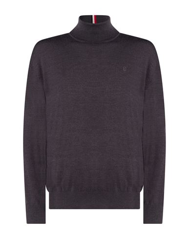 Man Turtleneck Charcoal Size 3XL Merino Wool, Acrylic