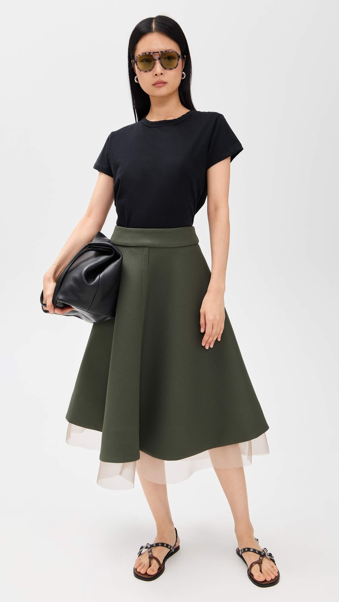 Rachel Comey Fleurot Skirt Dark Olive