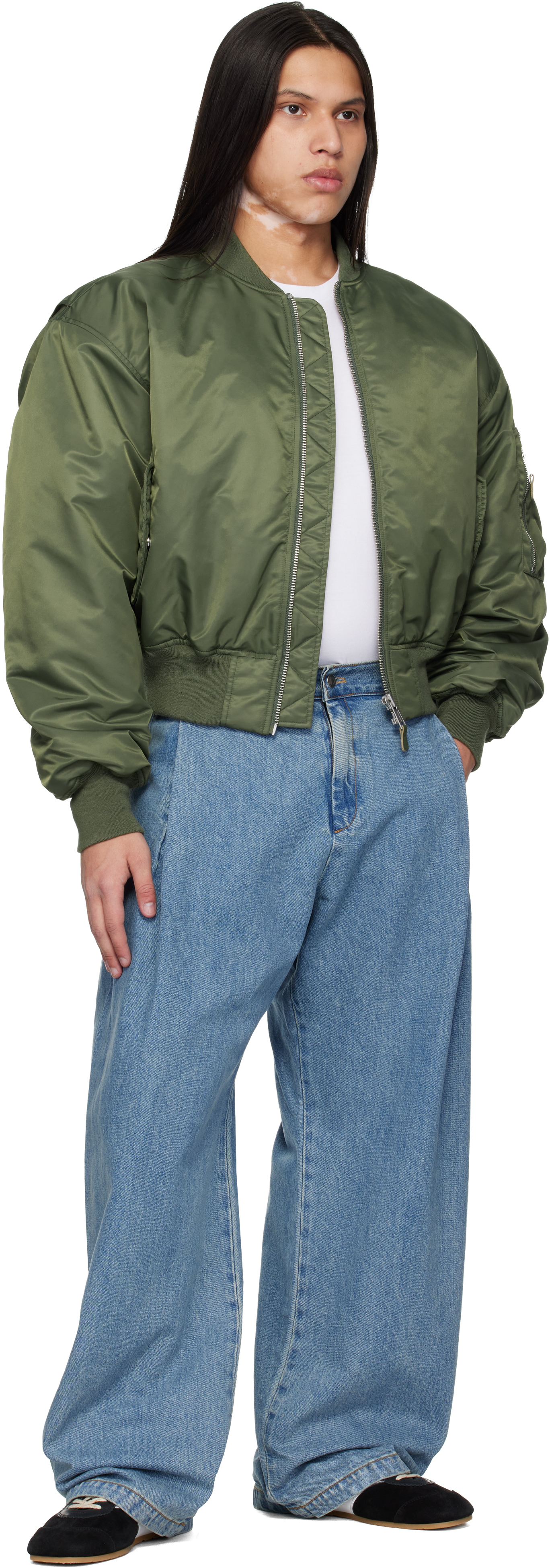 Blue Denim 410 Bermuda Jeans
