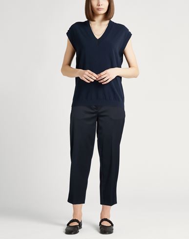 Woman Pants Midnight blue Size 8 Polyester, Virgin Wool, Elastane
