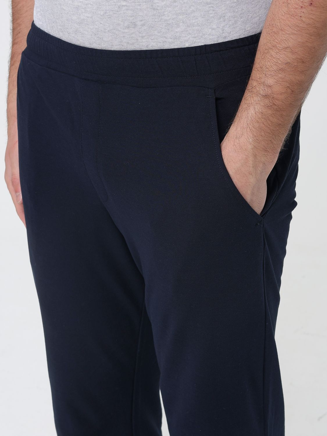 Pants Men color Blue