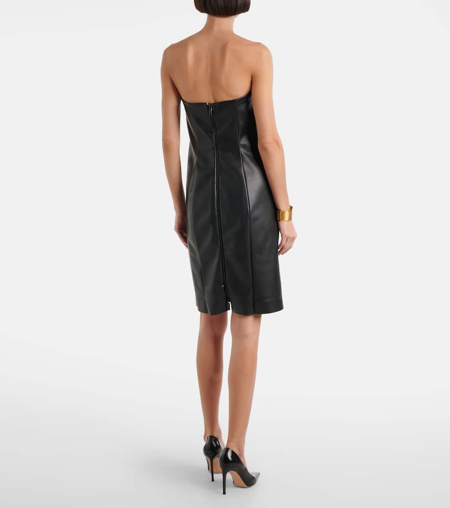 Locarno faux leather minidress