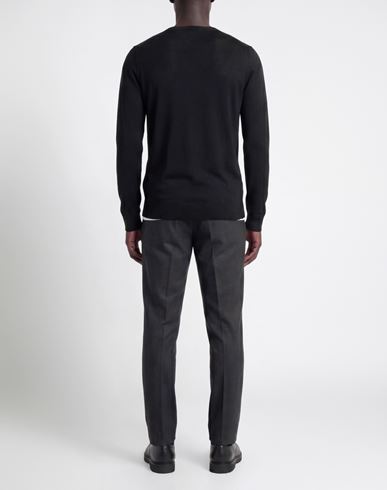 Man Sweater Black Size 36 Merino Wool