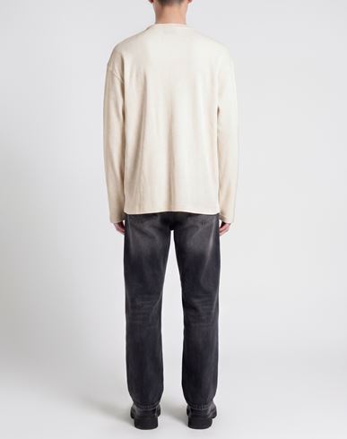 Man Sweater Ivory Size XL Cotton