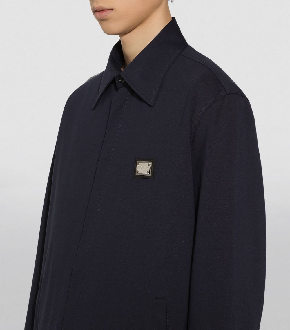 Logo Plaque Overshirt