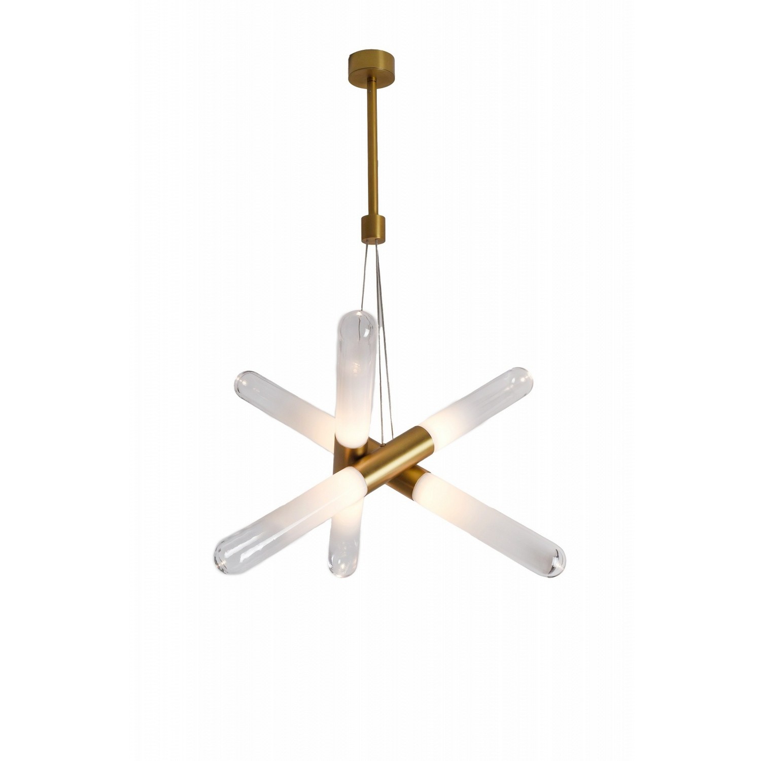 Aged Brass Pendant from the Tribeca Collection