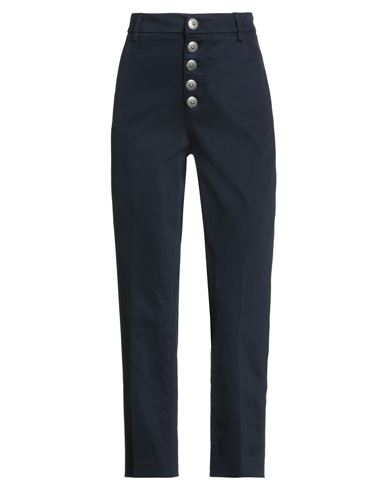 Dondup Woman Pants Midnight blue Size 25 Cotton, Elastane