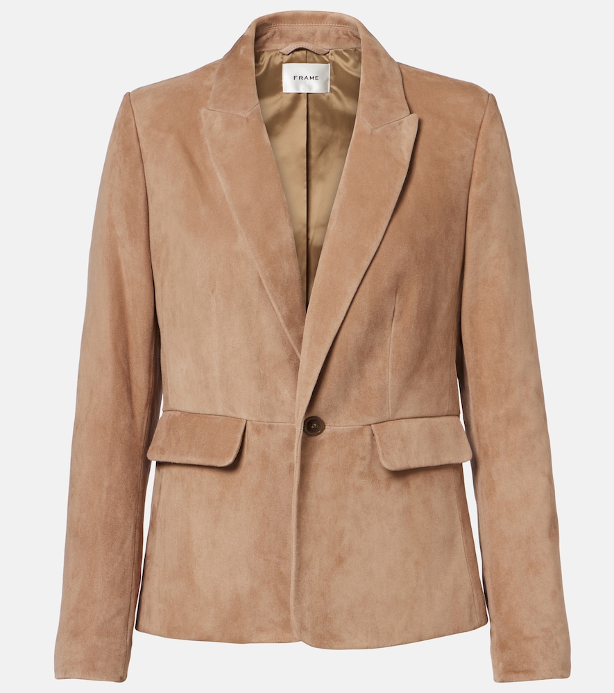 Suede blazer