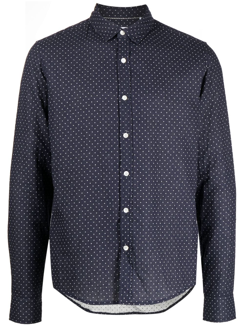 The Vital polka-dot print shirt - Blue