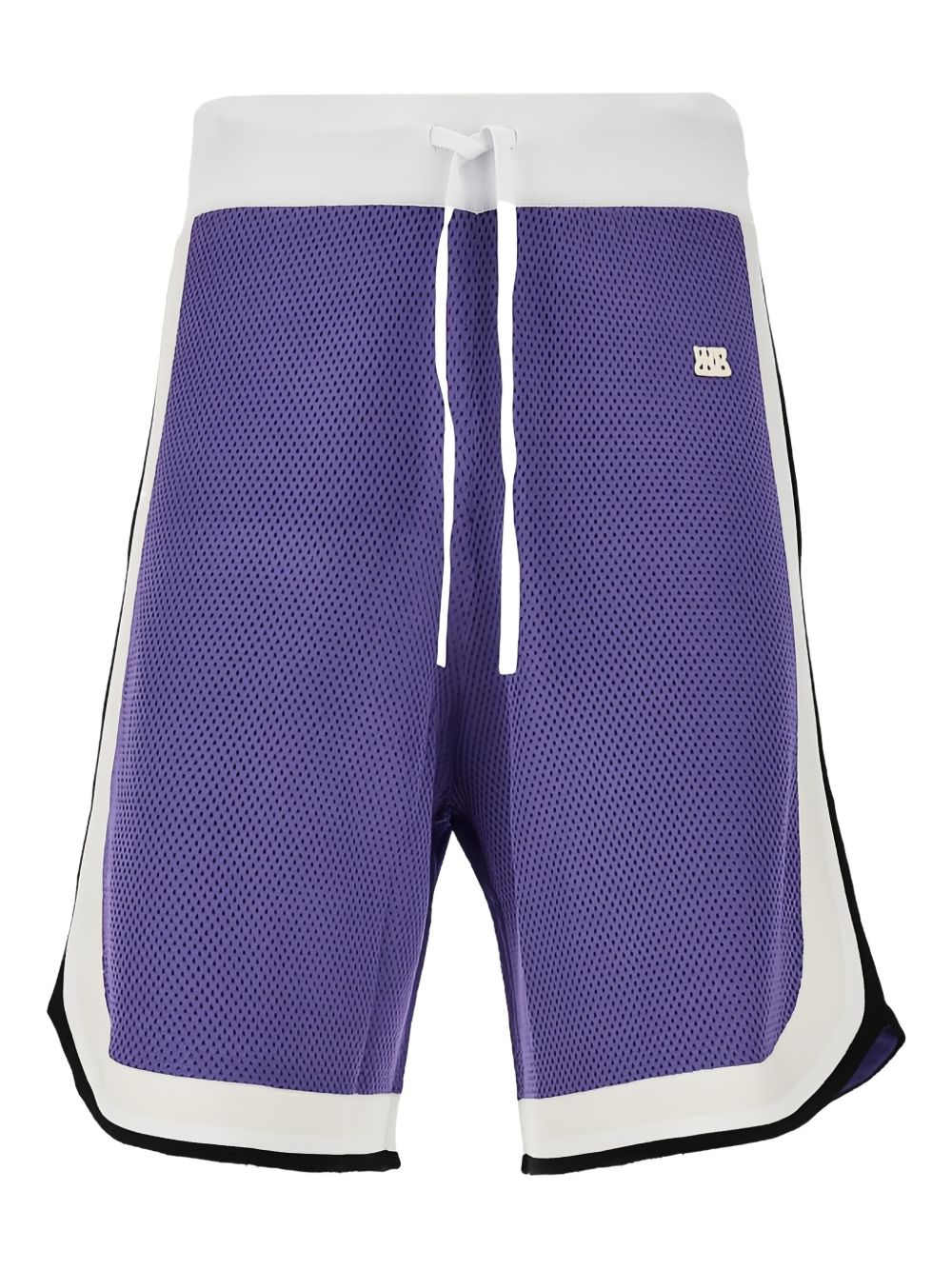 Logo-patch track shorts - Purple