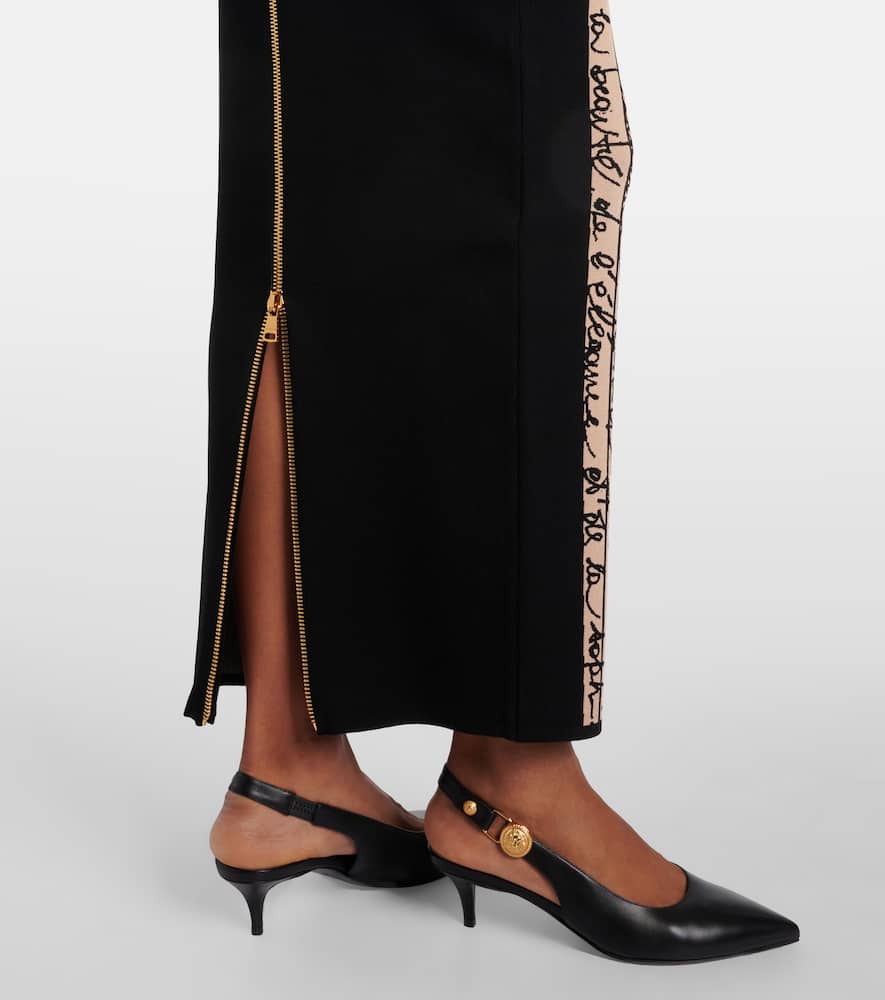 Knitted maxi dress