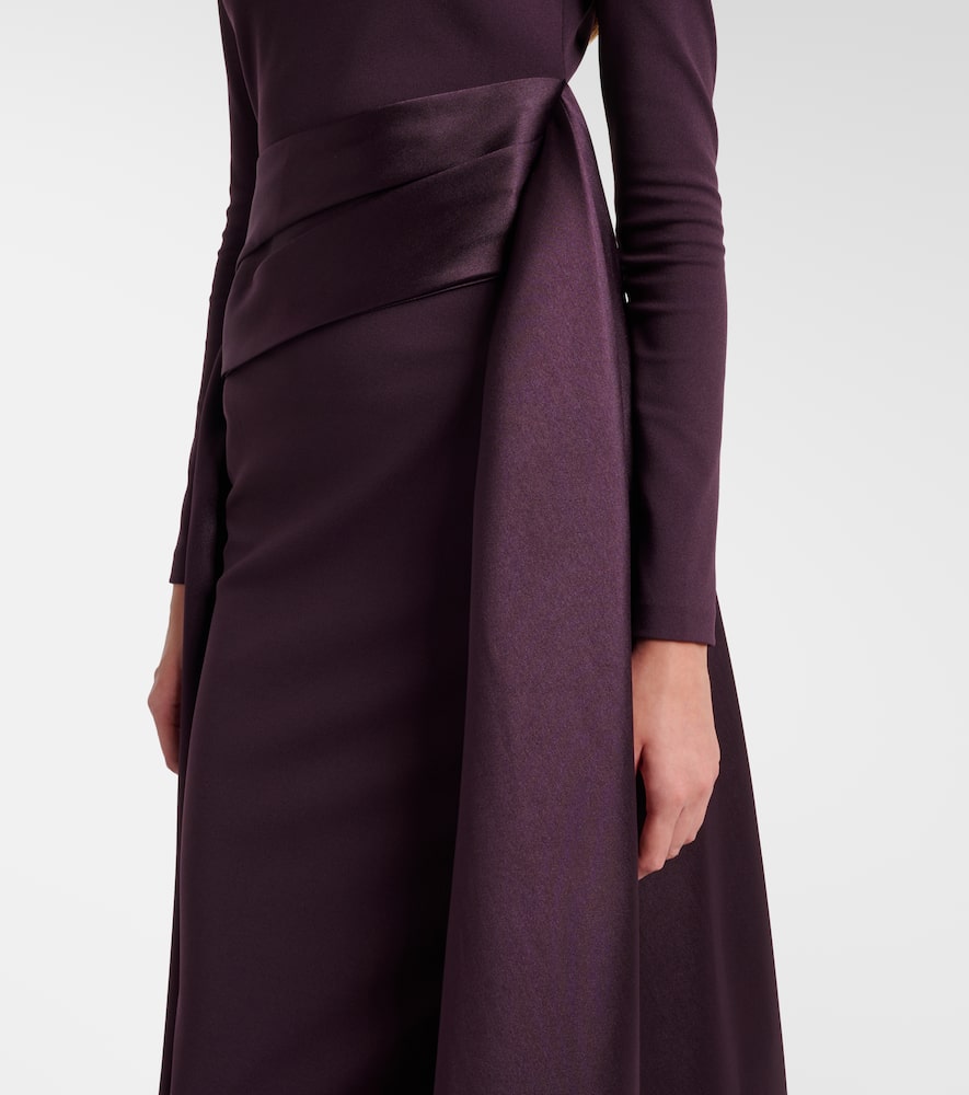 Olivia draped gown