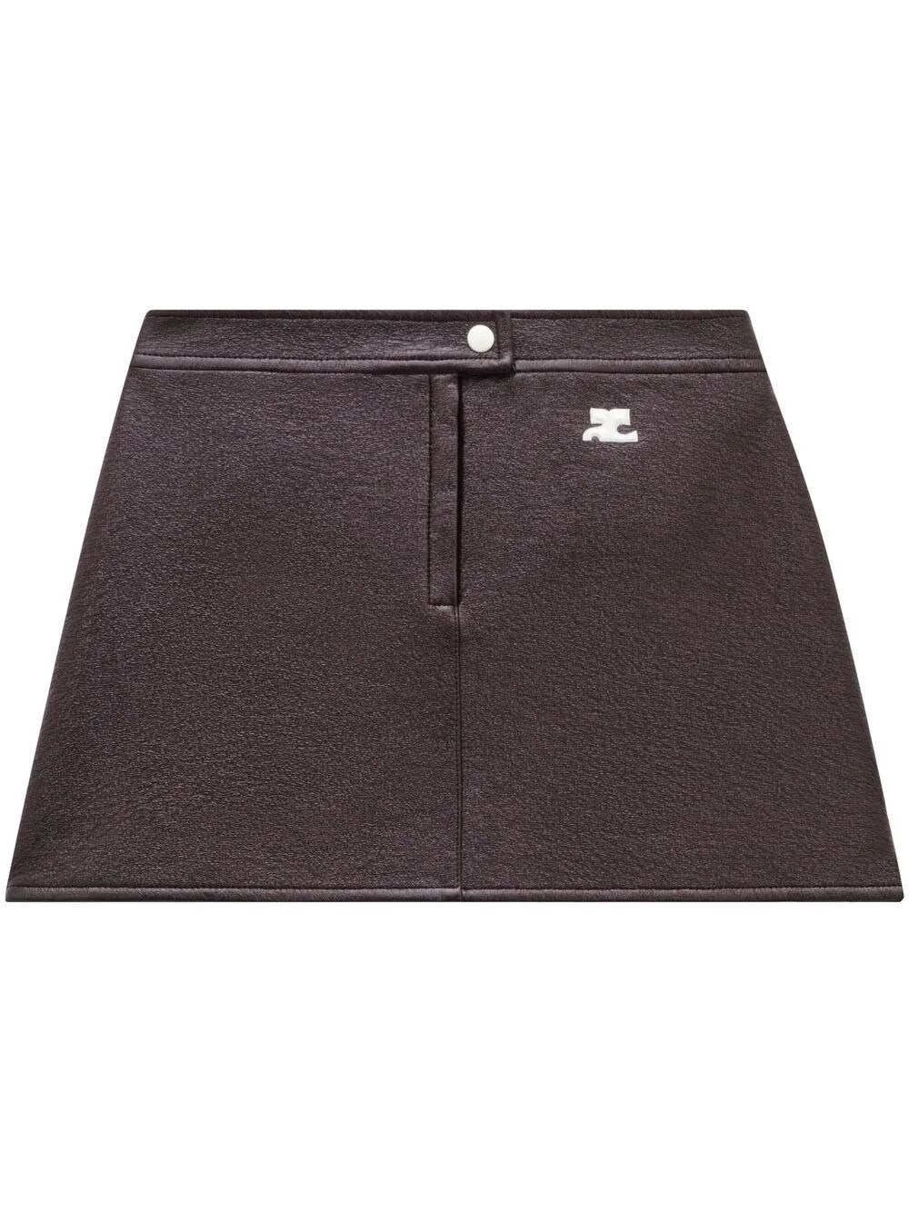 Re-Edition Vinyl Mini Skirt