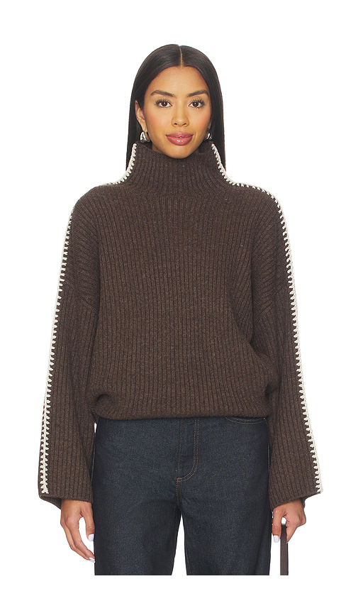 Rag & Bone Ingrid Tneck in Brown. L also in M