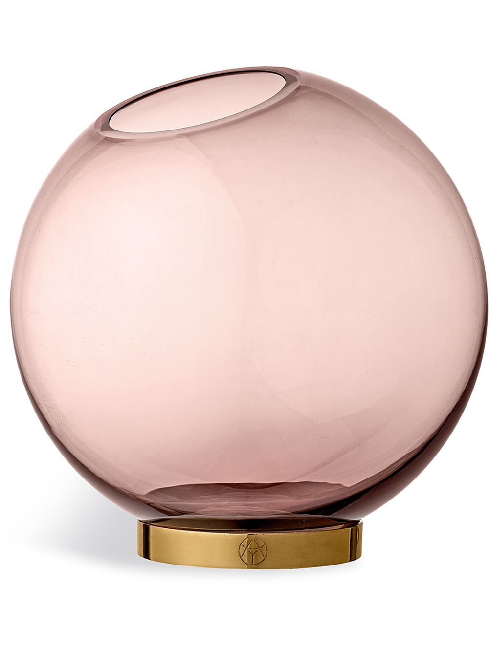 Globe glass Vase - Pink