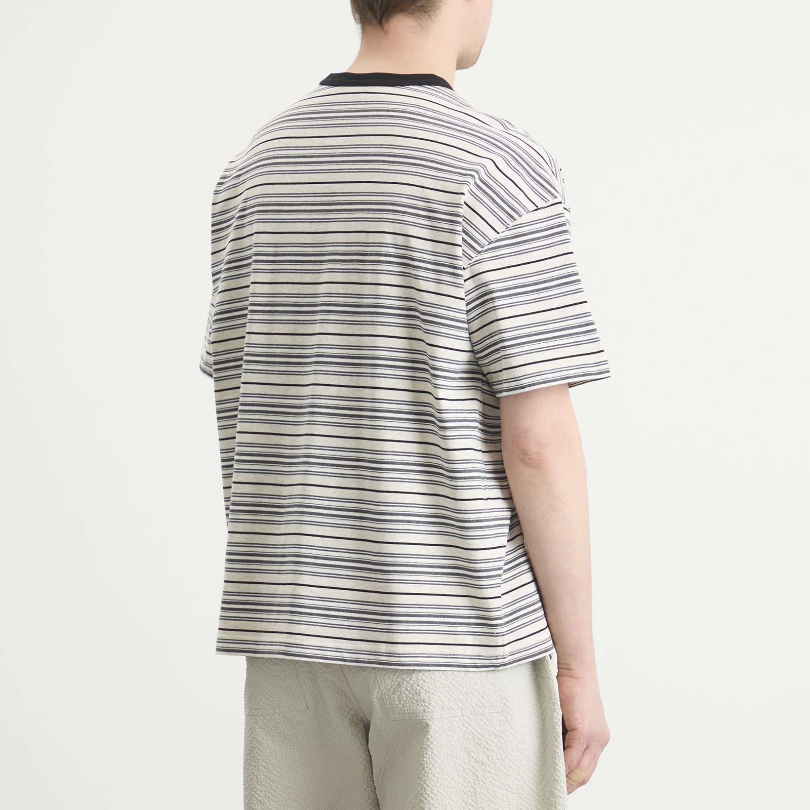 Men's Horizon Stripe T-Shirt Oatmeal