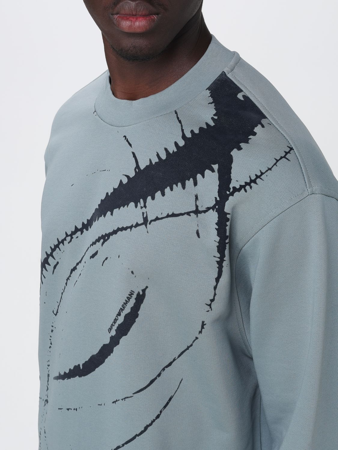 Sweater Men color Gnawed Blue