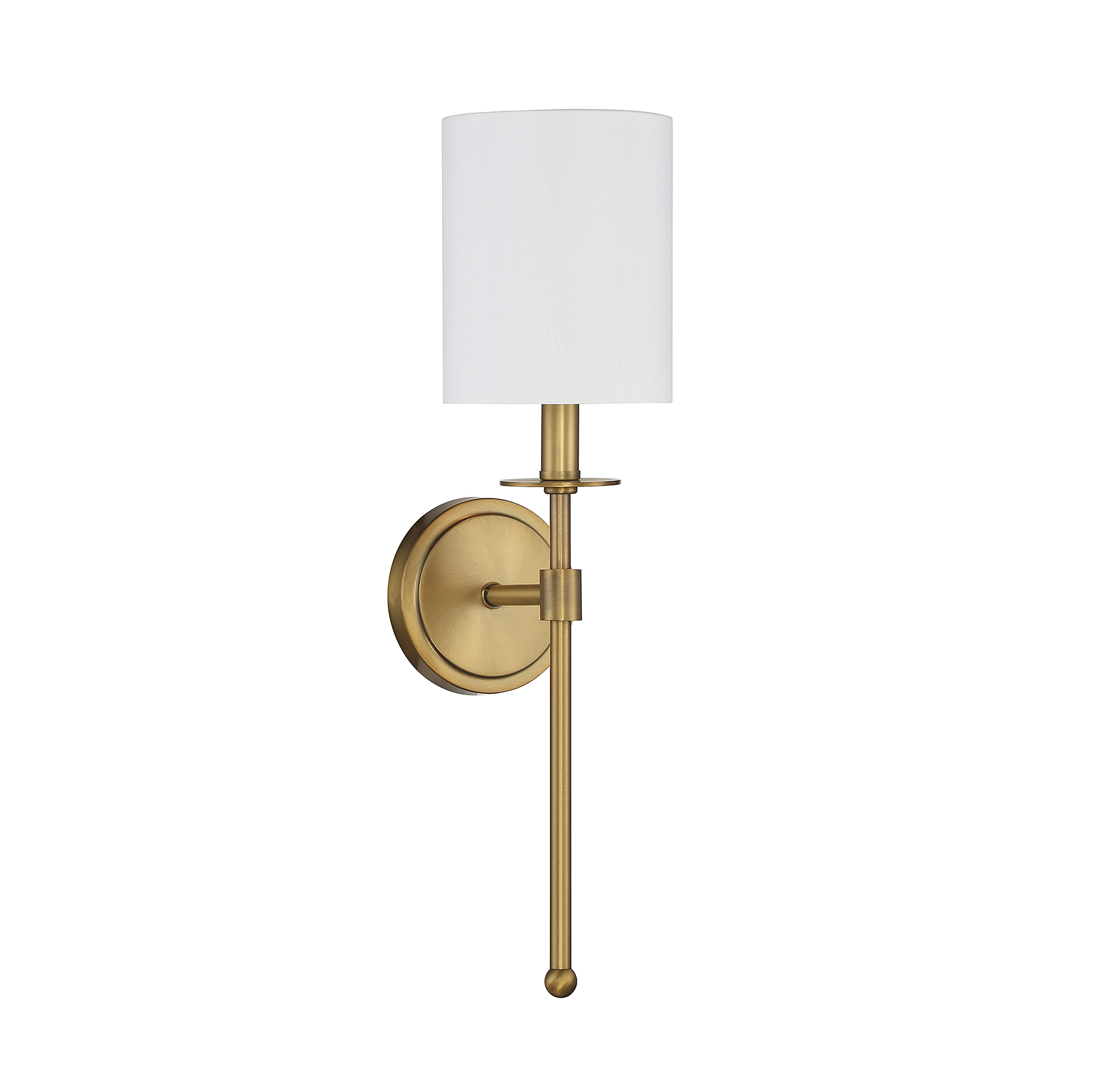 Trade Winds Lighting 1-Light Wall Sconce In Natural Brass - TW110062-NB