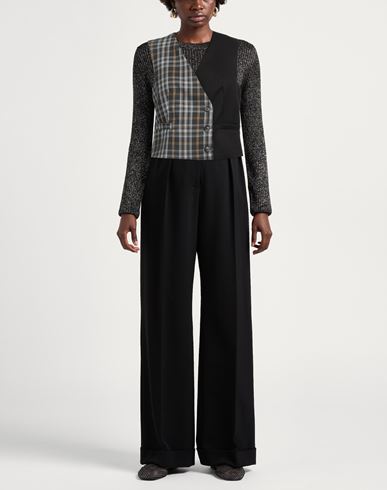 Rinascimento Woman Tailored Vest Black Size S Polyester, Viscose, Elastane