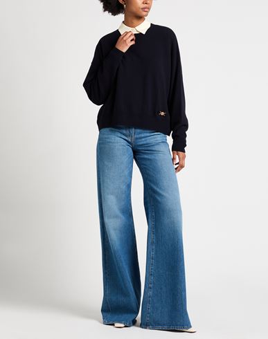 Woman Sweater Midnight blue Size 2 Virgin Wool, Cashmere, Elastane