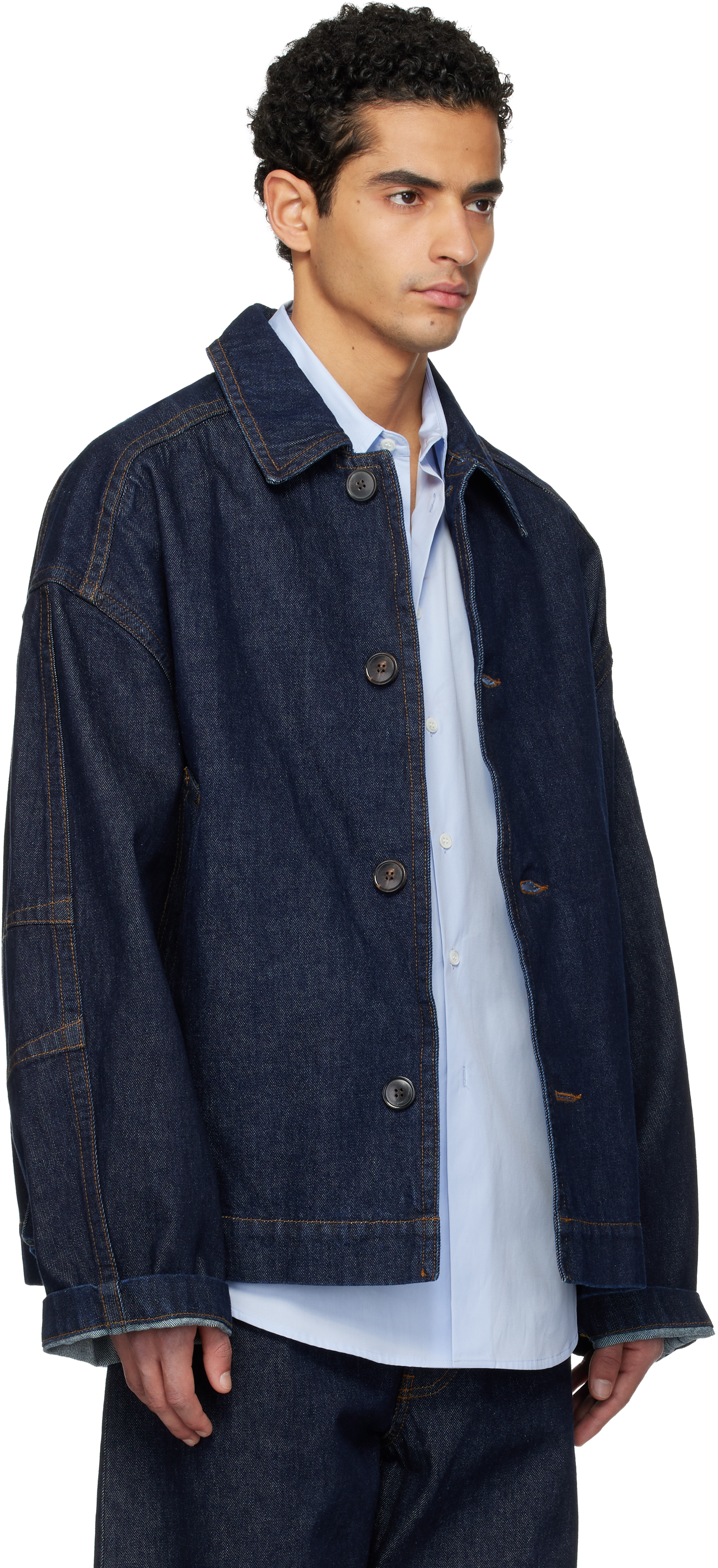 Navy Heavyweight Denim Jacket