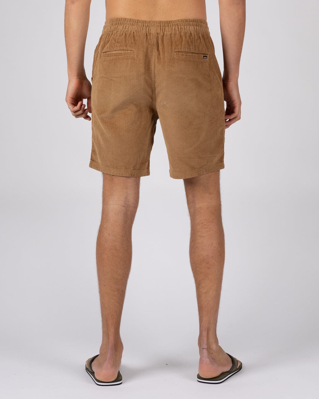 Saltrock Meddon Mens Corduroy Shorts in Brown - : W