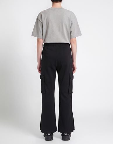 Woman Pants Black Size 8 Cotton, Polyester