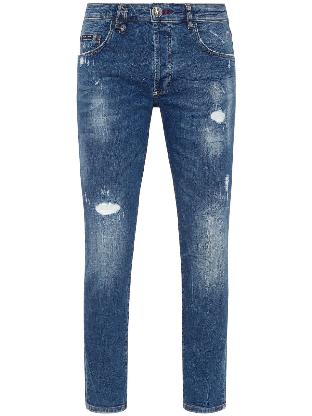 Lion Circus skinny-cut jeans - Grey