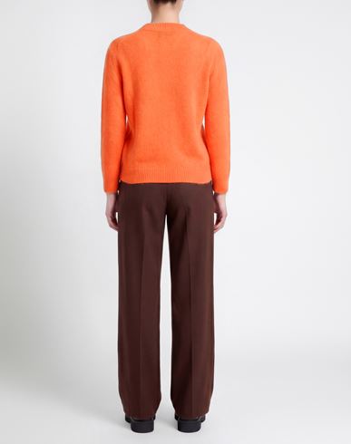 Woman Sweater Orange Size L Cashmere, Silk, Polyester