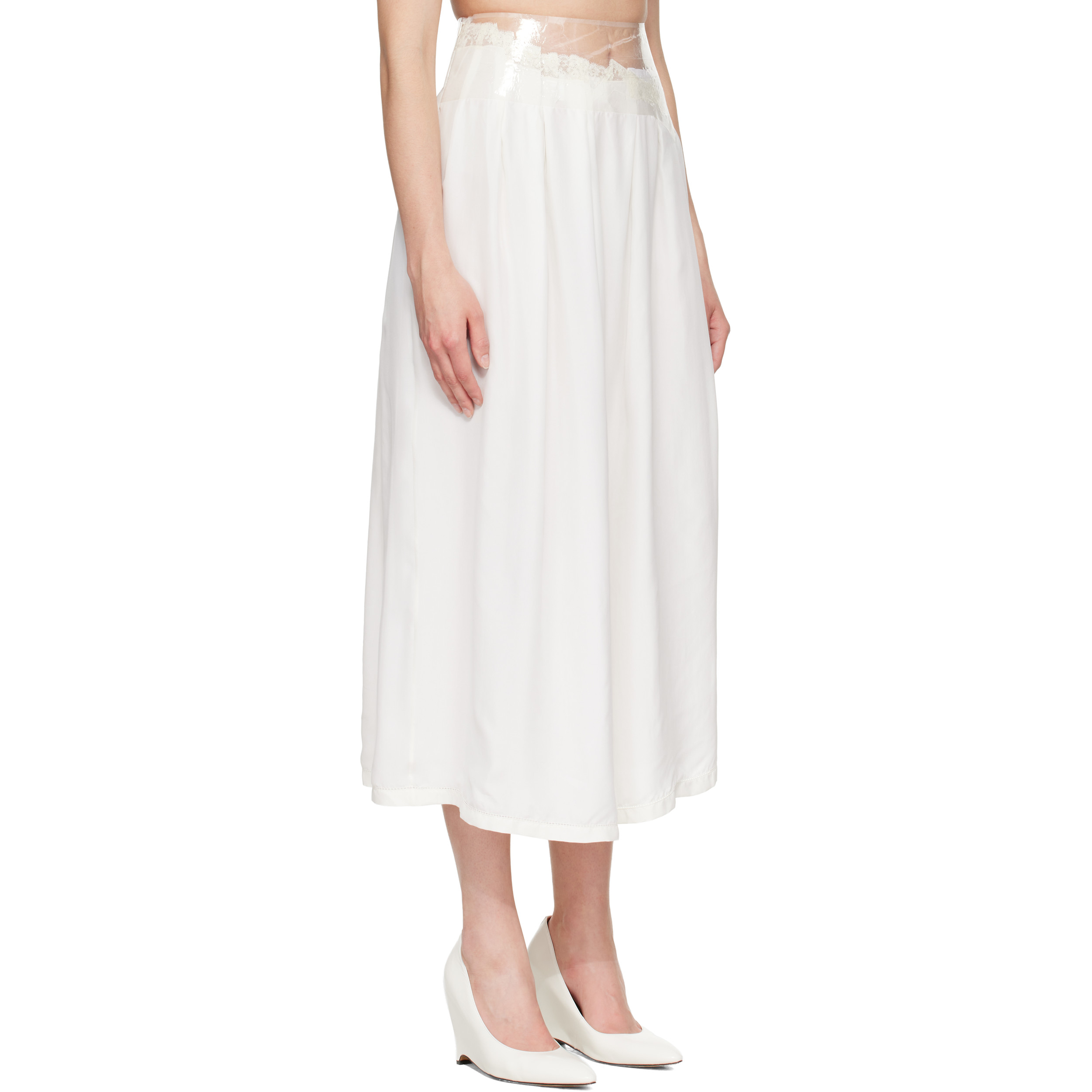 Off-White Taped Midi Skirt
