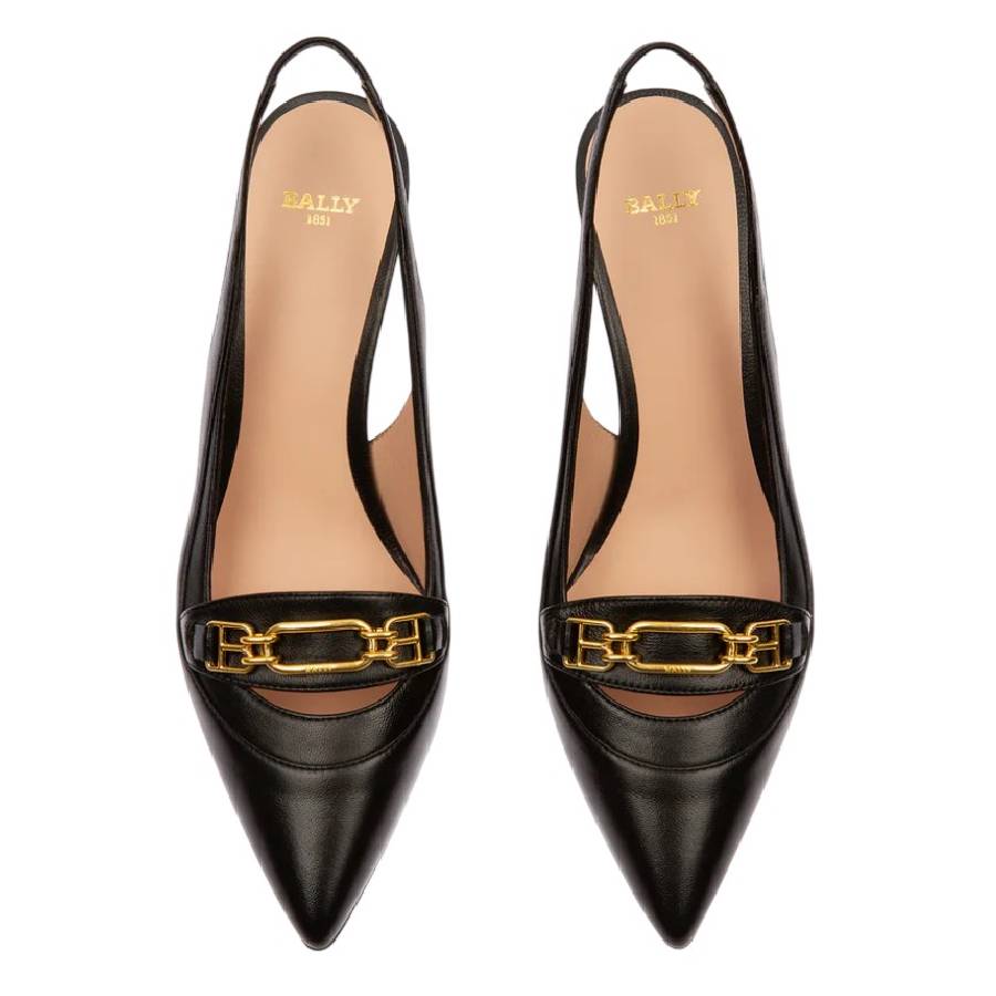 Dianet 55 Leather Slingback Pumps