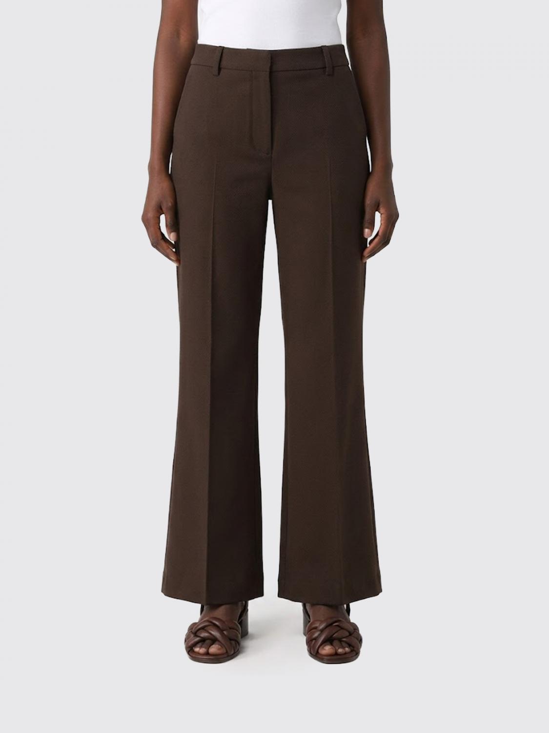 Pants Woman color Brown