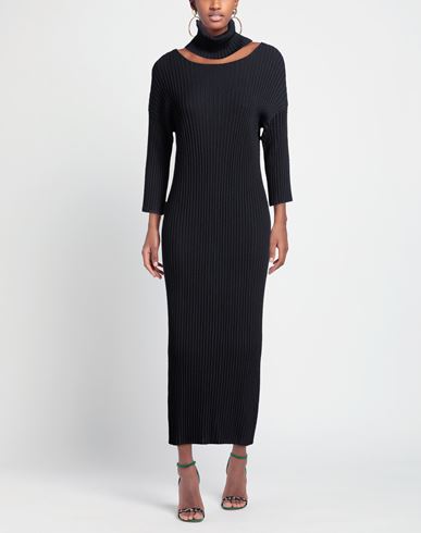 Woman Midi dress Black Size 1 Wool
