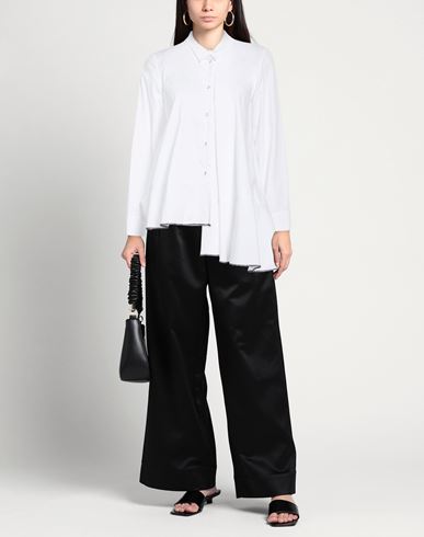 Woman Shirt White Size S Cotton, Elastane