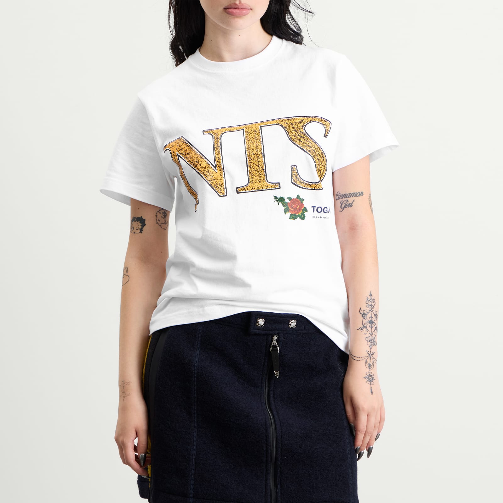 TOGA x NTS Print T-Shirt White
