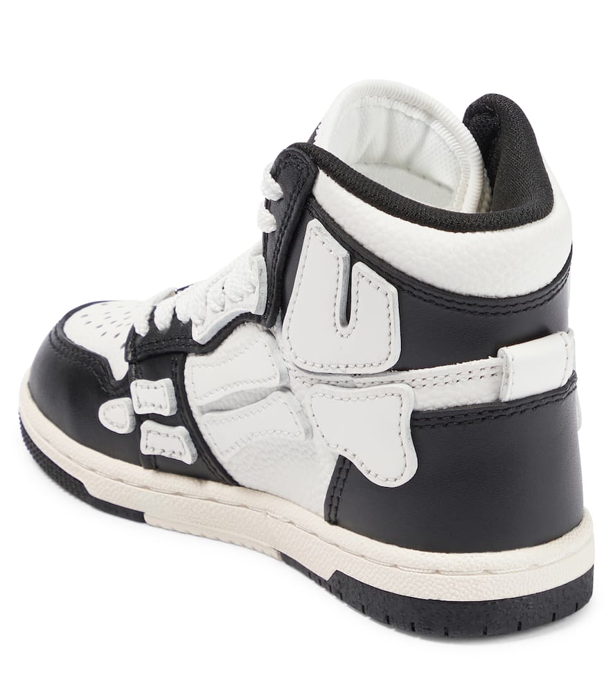 Amiri Kids Skeleton leather high-top sneakers