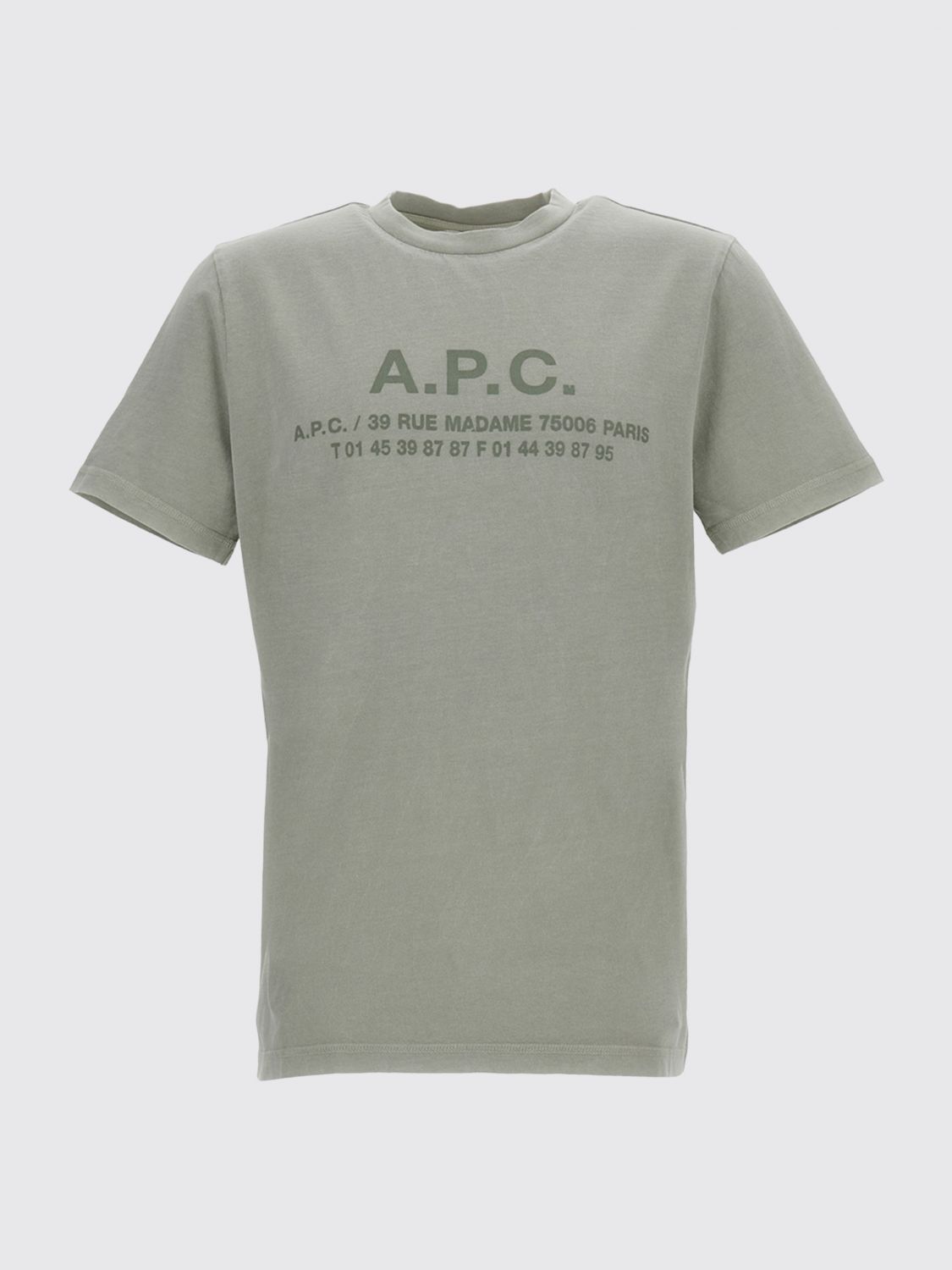 T-Shirt A. P.C. Men color Green