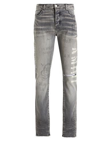 Man Jeans Black Size 38 Cotton, Elastomultiester, Elastane